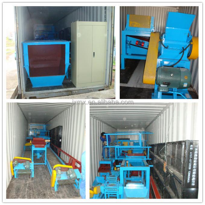 Tipo molhado 99% Rate Waste Lead Acid Battery de reciclagem alto que recicla máquinas